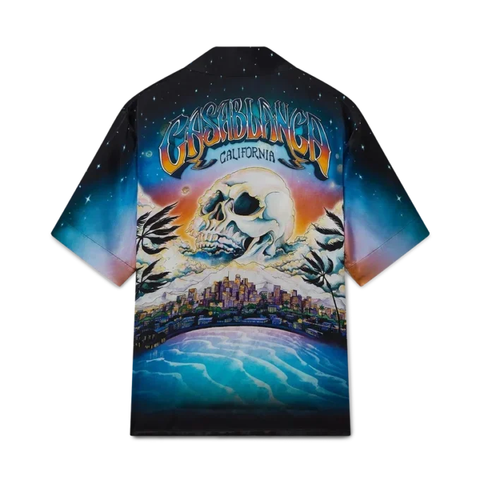 La Pramonition Short Sleeve Silk Shirt La Pramonition Short Sleeve Silk Shirt