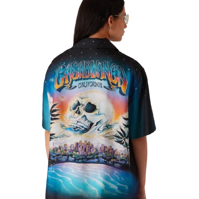 La Pramonition Short Sleeve Silk Shirt La Pramonition Short Sleeve Silk Shirt