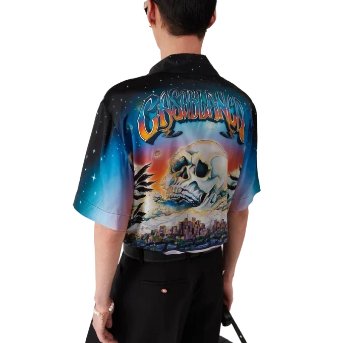 La Pramonition Short Sleeve Silk Shirt La Pramonition Short Sleeve Silk Shirt