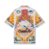 La Tornade De Rose Short Sleeve Silk Shirt La Tornade De Rose Short Sleeve Silk Shirt
