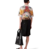 La Tornade De Rose Short Sleeve Silk Shirt La Tornade De Rose Short Sleeve Silk Shirt