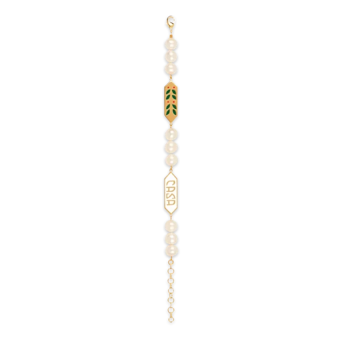 Laurel Pearl Bracelet