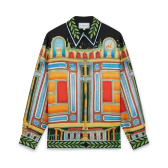 Le Palais En Fleur Silk Shirt