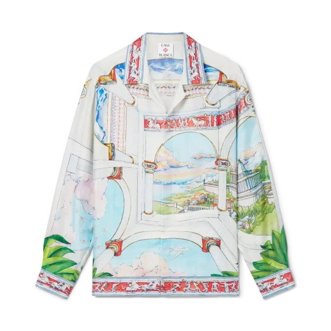 Le Passage Long Sleeve Silk Shirt Le Passage Long Sleeve Silk Shirt