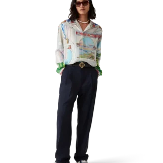 Le Passage Long Sleeve Silk Shirt Le Passage Long Sleeve Silk Shirt