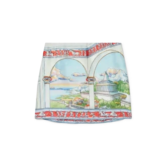 Le Passage Silk Mini Skirt