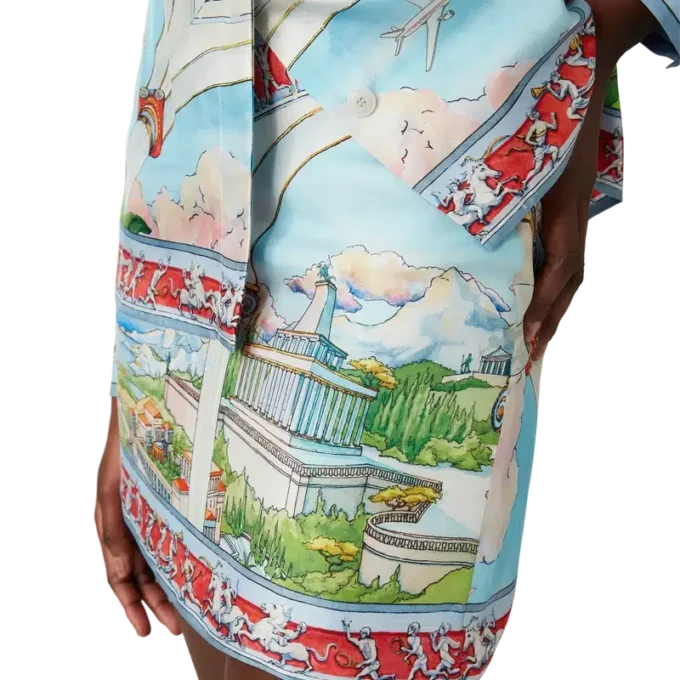 Le Passage Silk Mini Skirt