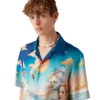 Le Plongeon Short Sleeve Silk Shirt Le Plongeon Short Sleeve Silk Shirt