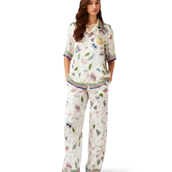 Le Vase Brise Silk Trousers