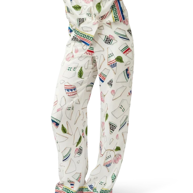 Le Vase Brise Silk Trousers