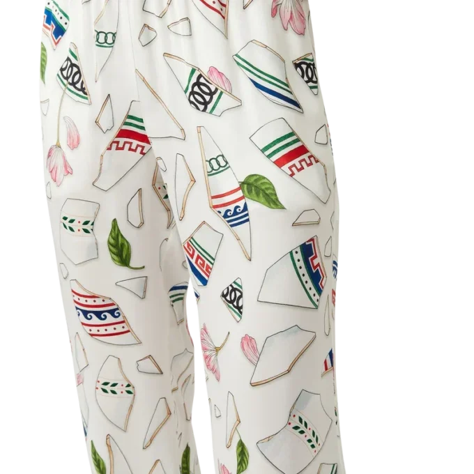 Le Vase Brise Silk Trousers