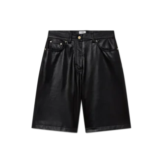 Leather Skater Shorts