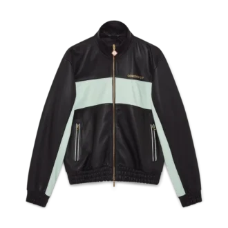 Leather Track Jacket