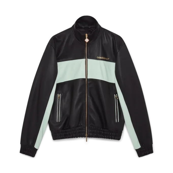 Leather Track Jacket Leather Track Jacket