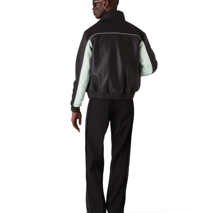 Leather Track Jacket Leather Track Jacket