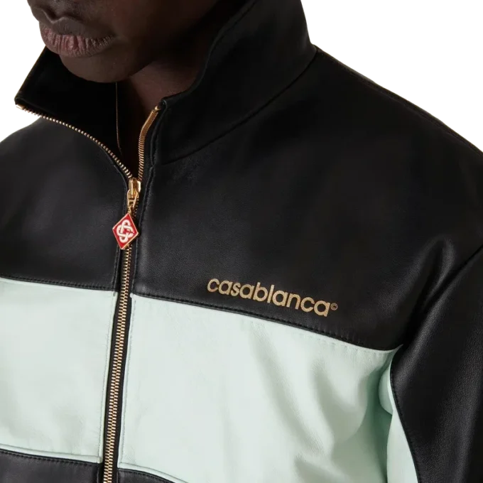 Leather Track Jacket Leather Track Jacket