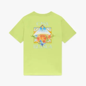 Lime Flower Court Icon Short Sleeve T-Shirt