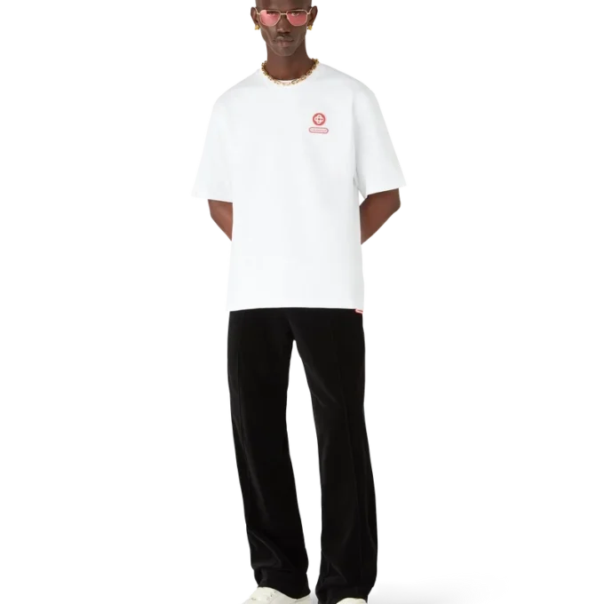 Logo Patch Oversized Short Sleeve T-Shirt Logo Patch Oversized Short Sleeve T-Shirt