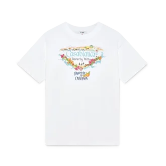 Los Angeles Store Printed Logo Short Sleeve T-Shirt