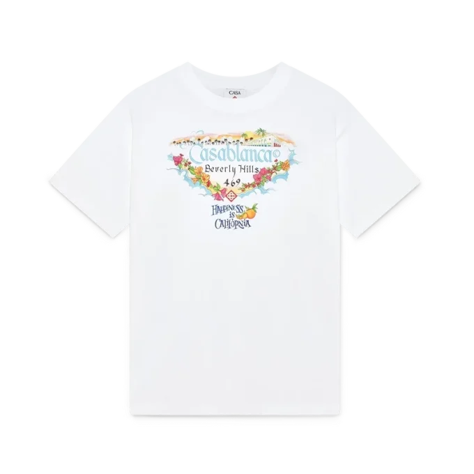 Los Angeles Store Printed Logo Short Sleeve T-Shirt Los Angeles Store Printed Logo Short Sleeve T-Shirt