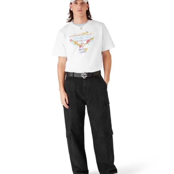 Los Angeles Store Printed Logo Short Sleeve T-Shirt Los Angeles Store Printed Logo Short Sleeve T-Shirt