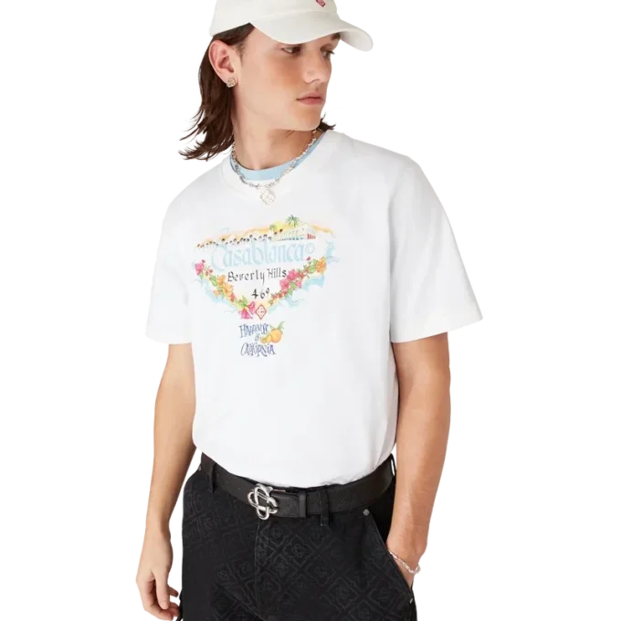 Los Angeles Store Printed Logo Short Sleeve T-Shirt Los Angeles Store Printed Logo Short Sleeve T-Shirt