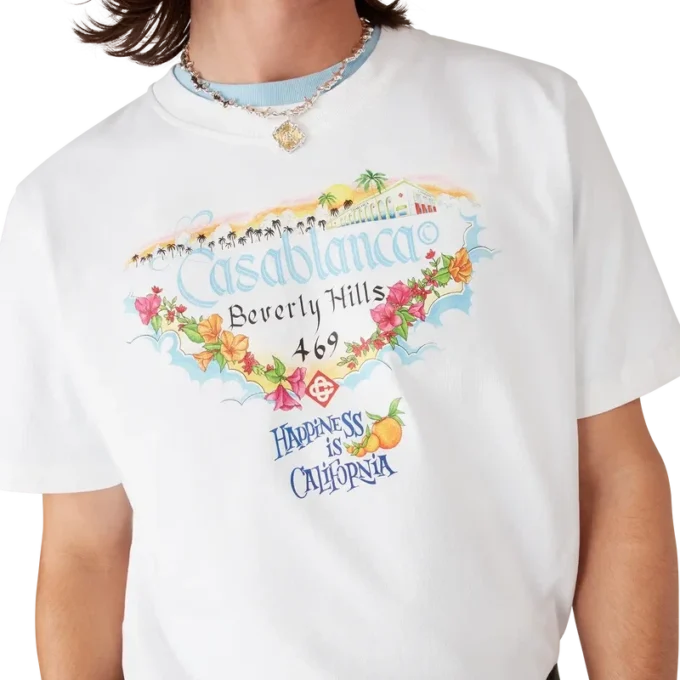 Los Angeles Store Printed Logo Short Sleeve T-Shirt Los Angeles Store Printed Logo Short Sleeve T-Shirt