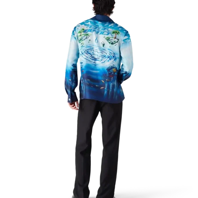 Lost Atlantis Long Sleeve Silk Shirt Lost Atlantis Long Sleeve Silk Shirt
