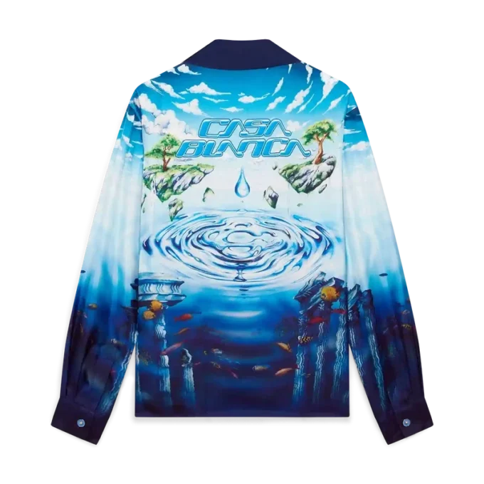 Lost Atlantis Long Sleeve Silk Shirt Lost Atlantis Long Sleeve Silk Shirt
