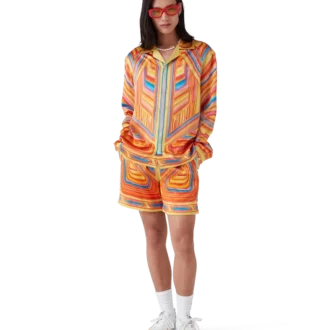 Low Rider Long Sleeve Silk Shirt