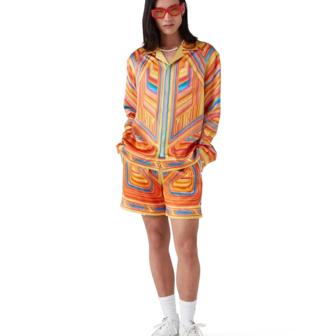 Low Rider Long Sleeve Silk Shirt Low Rider Long Sleeve Silk Shirt
