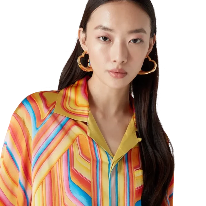 Low Rider Long Sleeve Silk Shirt Low Rider Long Sleeve Silk Shirt