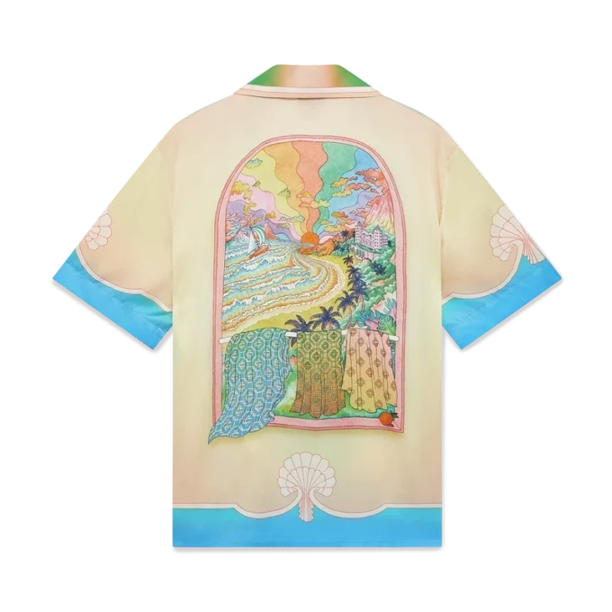 Lucid Dreams Short Sleeve Silk Shirt Lucid Dreams Short Sleeve Silk Shirt