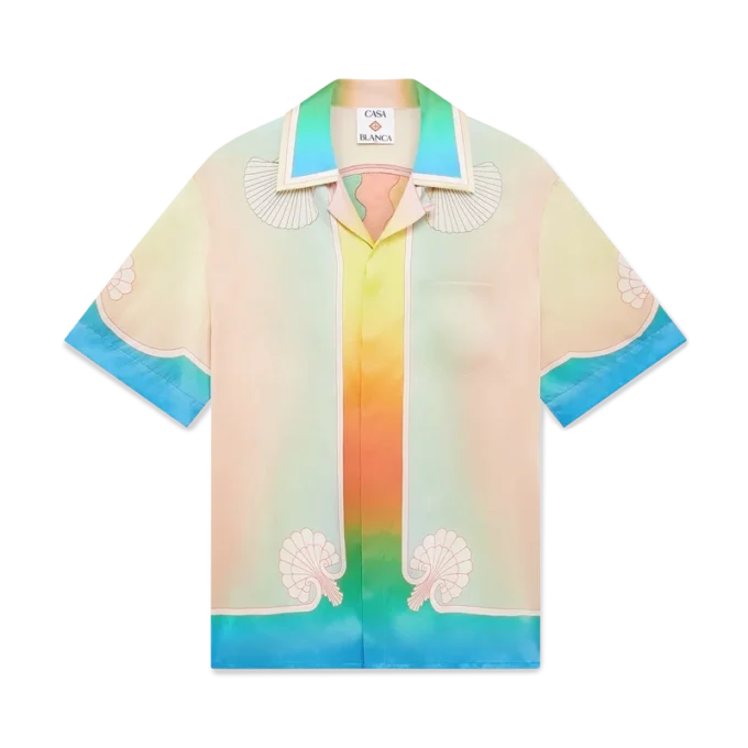 Lucid Dreams Short Sleeve Silk Shirt Lucid Dreams Short Sleeve Silk Shirt