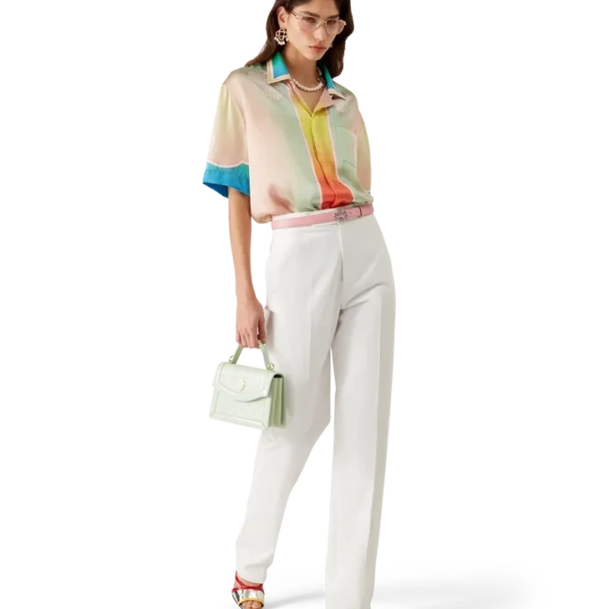 Lucid Dreams Short Sleeve Silk Shirt Lucid Dreams Short Sleeve Silk Shirt