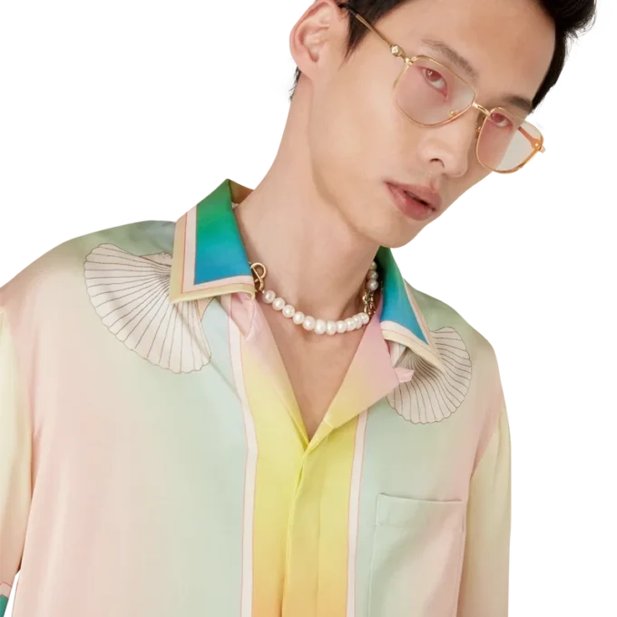 Lucid Dreams Short Sleeve Silk Shirt Lucid Dreams Short Sleeve Silk Shirt