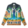 Maison D’ete Cuban Collar Silk Shirt Maison D’ete Cuban Collar Silk Shirt