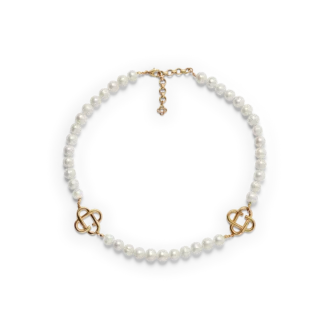Medium Pearl Logo Necklace Medium Pearl Logo Necklace