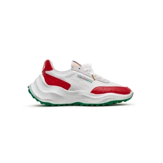 Men’s Atlantis Red Ostrich Sneakers