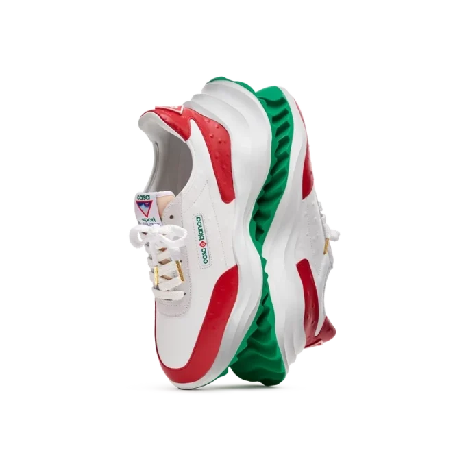 Men’s Atlantis Red Ostrich Sneakers