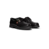 Men’s Black Leather Boat Shoes