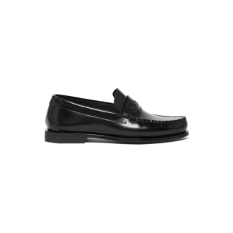 Men’s Black Leather Loafers