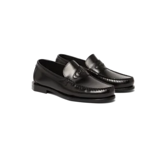 Men’s Black Leather Loafers