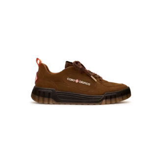 Men’s Brown Suede Court Sneaker