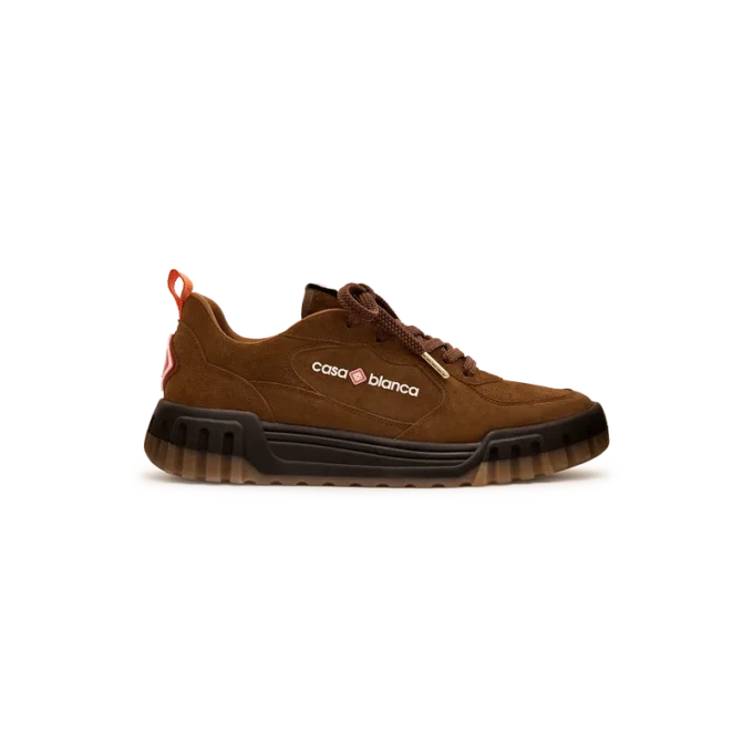 Women’s Brown Suede Court Sneaker Women’s Brown Suede Court Sneaker
