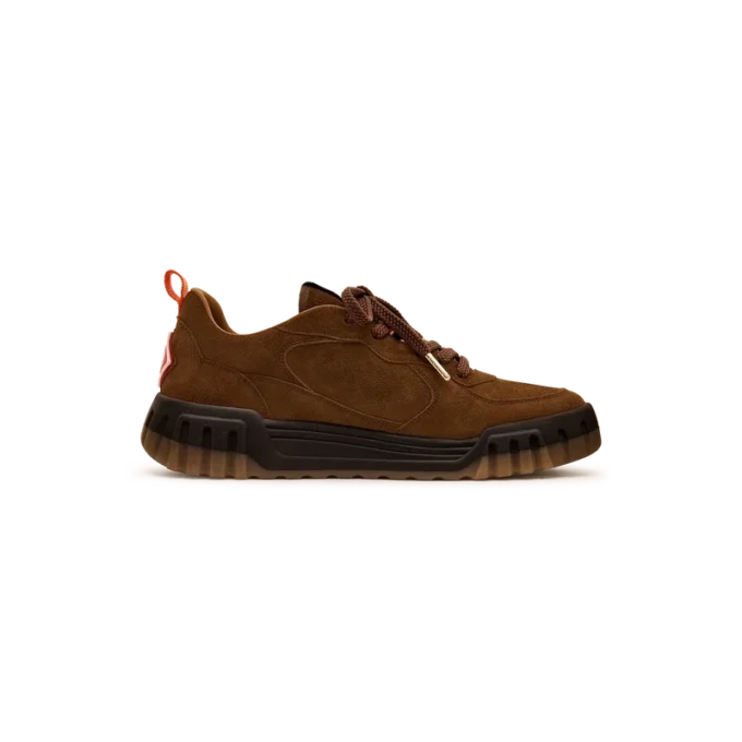 Women’s Brown Suede Court Sneaker Women’s Brown Suede Court Sneaker