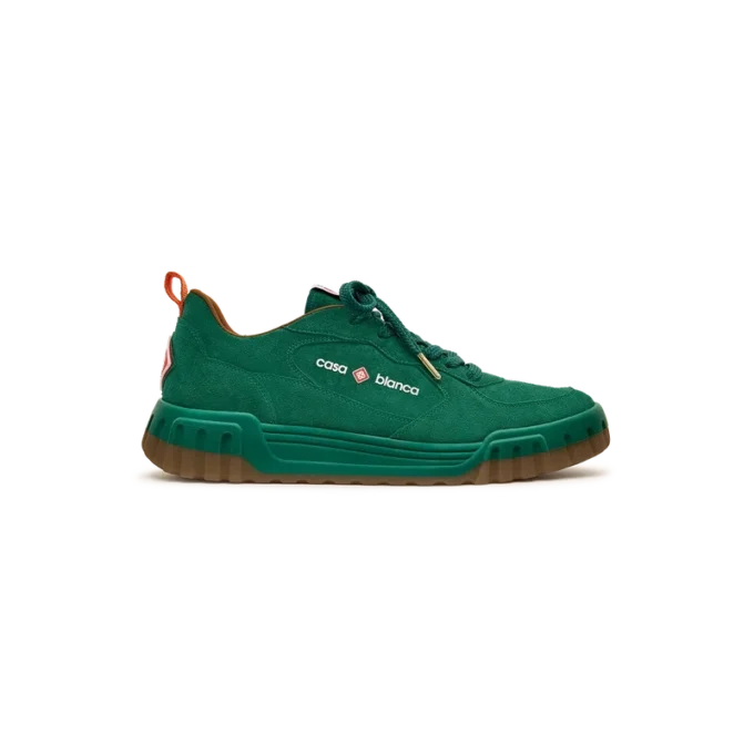 Women’s Green Suede Court Sneaker Women’s Green Suede Court Sneaker
