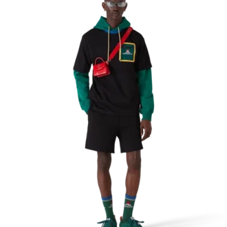 Men’s Green Suede Court Sneaker