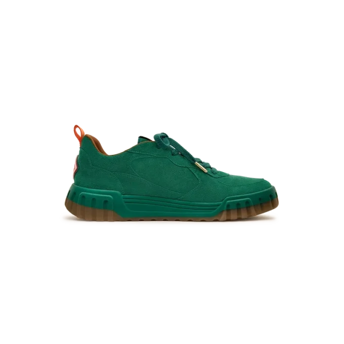 Women’s Green Suede Court Sneaker Women’s Green Suede Court Sneaker