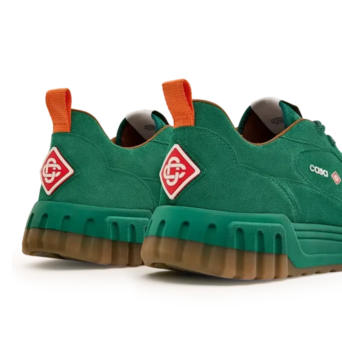 Women’s Green Suede Court Sneaker Women’s Green Suede Court Sneaker